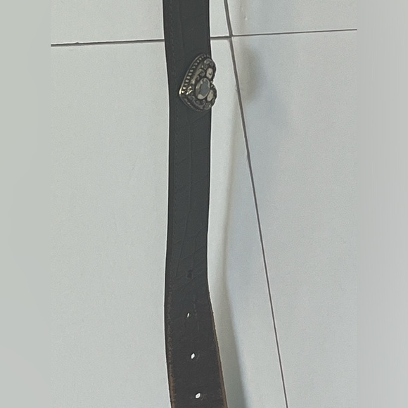 Vintage Brighton Disney Mickey Hearts Brown Leather Belt - Picture 11 of 16